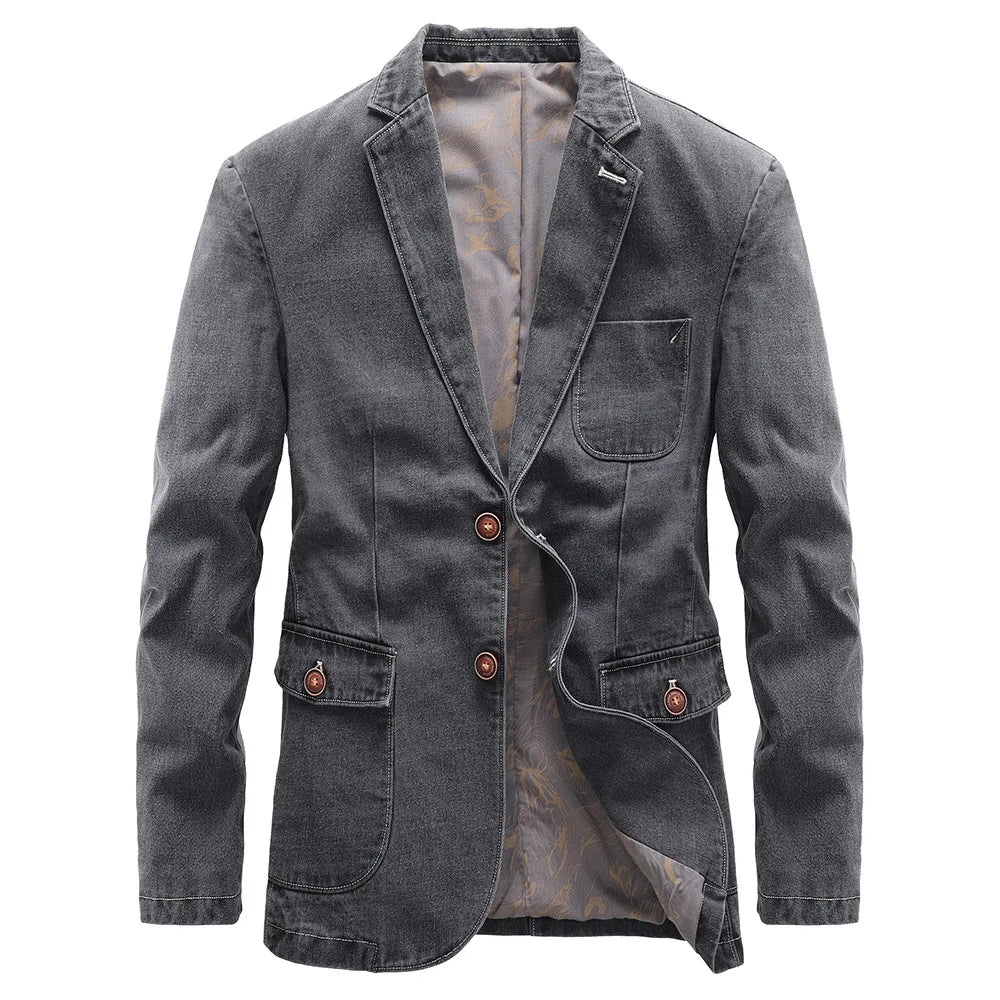 Heren klassiek denimjack