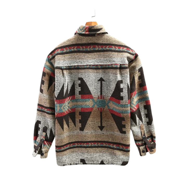 Shirt met patroon en ronde hals