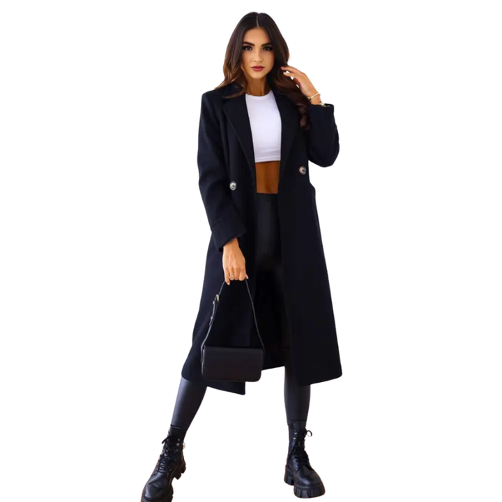 Dames lange winterjas voor koude seizoenen