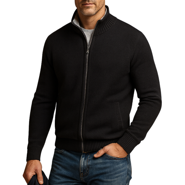 Heren vest met ritssluiting voor dagelijks gebruik in herfst en winter