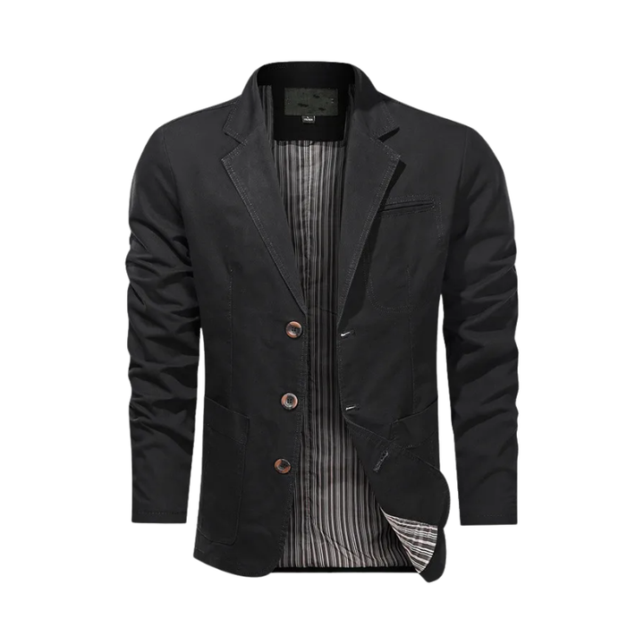 Drieknopenblazer ontworpen voor heren seizoensgebonden dagelijks gebruik