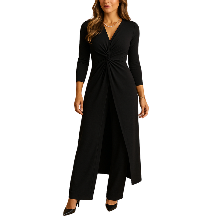 Dames tweedelige set met lange top en broek voor dagelijks gebruik