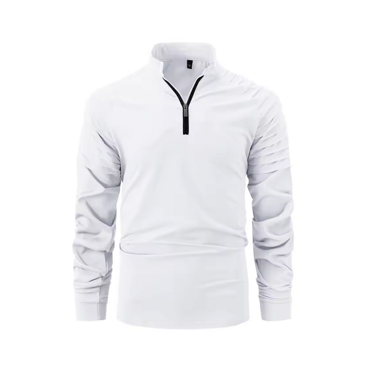 Heren pullover met rits voor dagelijks gebruik in koud weer