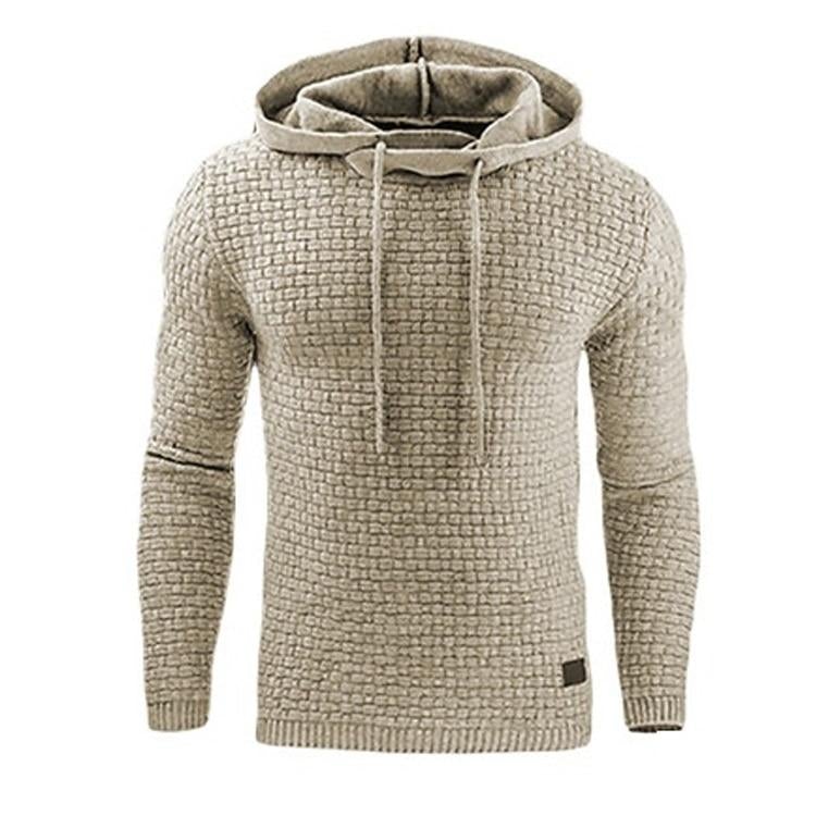 Hoodie met capuchon en boorden