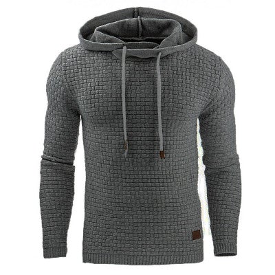 Hoodie met capuchon en boorden
