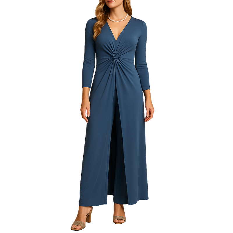 Dames tweedelige set met lange top en broek voor dagelijks gebruik