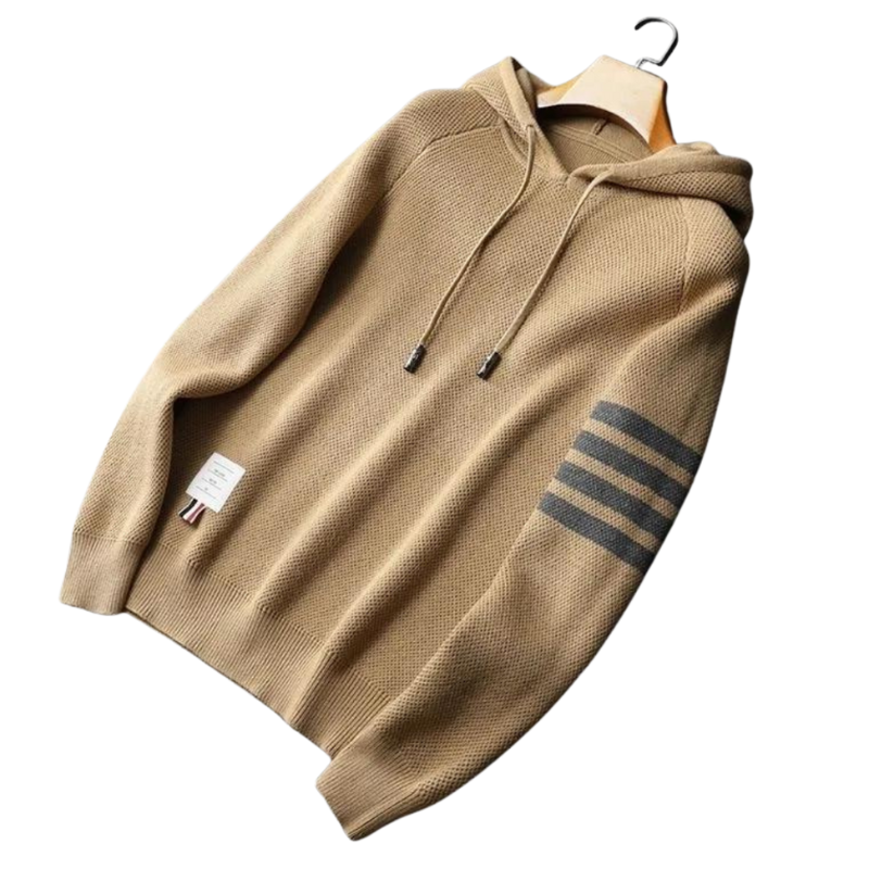 Gestreepte hoodie ontworpen voor heren herfstgebruik