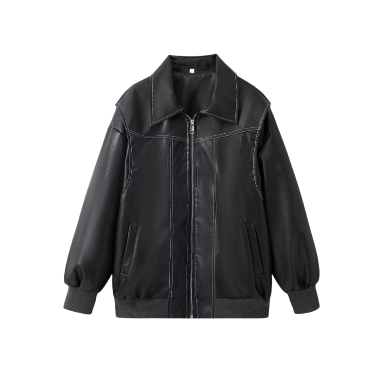 Dames jas met wijde snit voor dagelijks gebruik tijdens herfst en winter