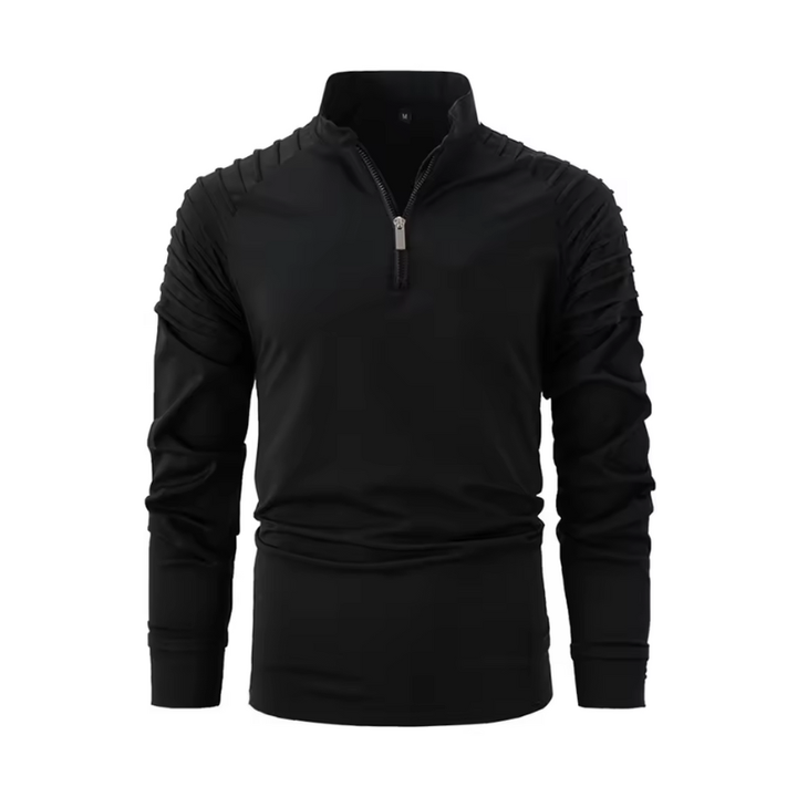 Heren pullover met rits voor dagelijks gebruik in koud weer