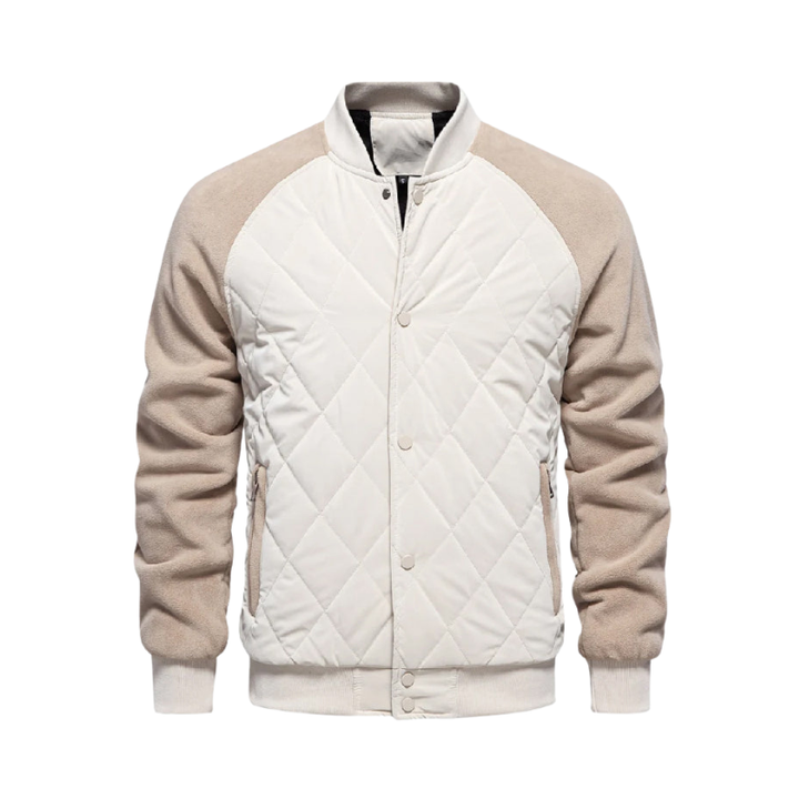 Heren gewatteerd bomberjack voor dagelijks gebruik in de herfst en winter