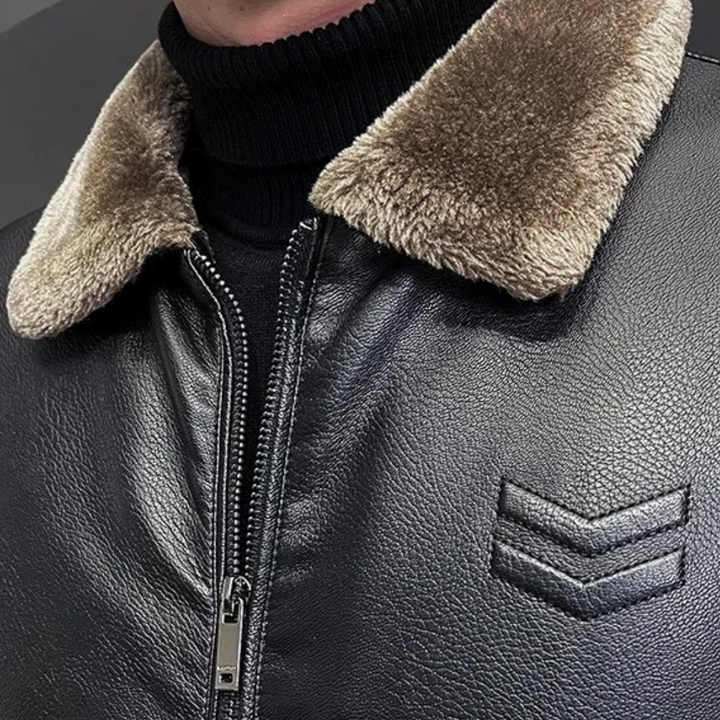 BRYAN - Moderne Pluche Jas voor Heren