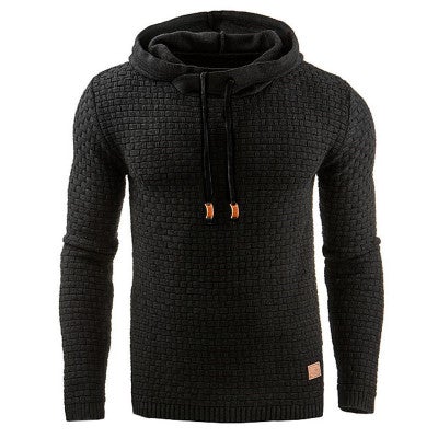 Hoodie met capuchon en boorden