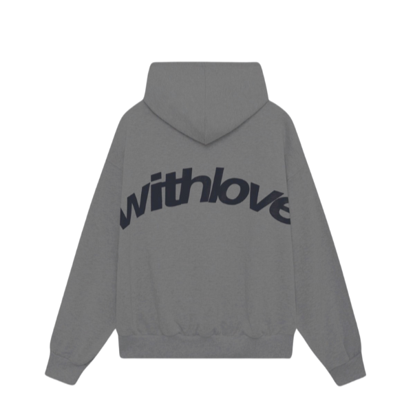 Oversized Love-jas met capuchon voor dames voor de winter