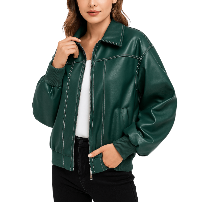 Dames jas met wijde snit voor dagelijks gebruik tijdens herfst en winter