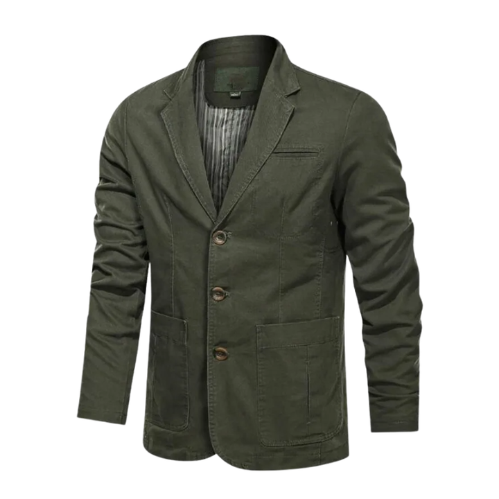 Drieknopenblazer ontworpen voor heren seizoensgebonden dagelijks gebruik
