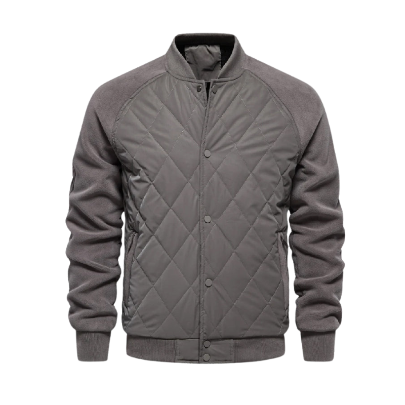 Heren gewatteerd bomberjack voor dagelijks gebruik in de herfst en winter