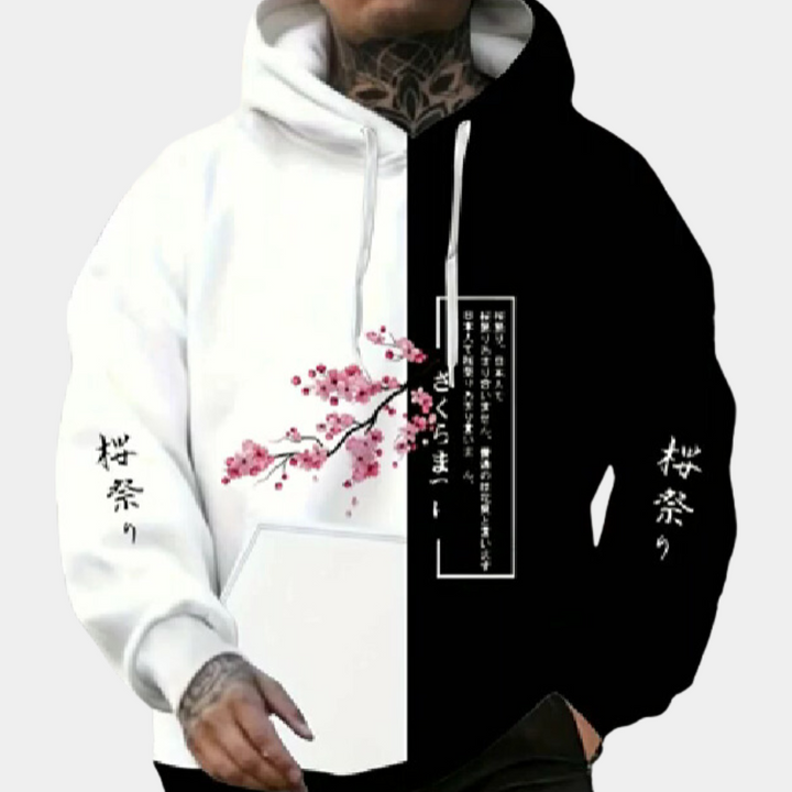 BRADLEY - Casual Bedrukte Hoodie voor Heren
