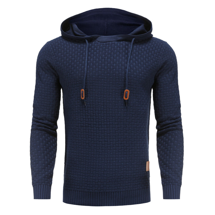 Hoodie met capuchon en boorden