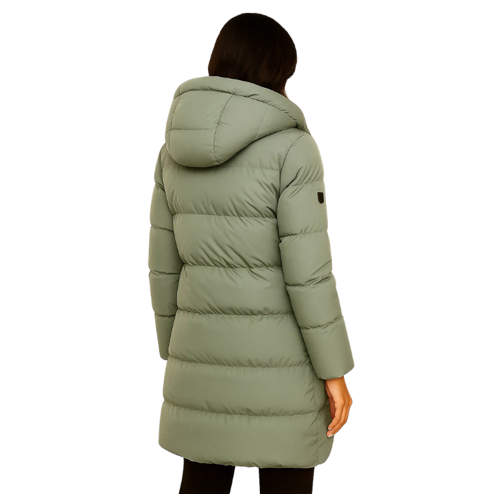 Dames gewatteerde pufferjas met voering