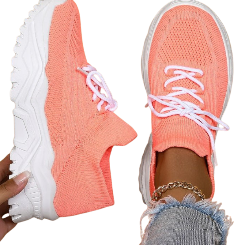 Dames vetersneakers voor dagelijks gebruik in de lente