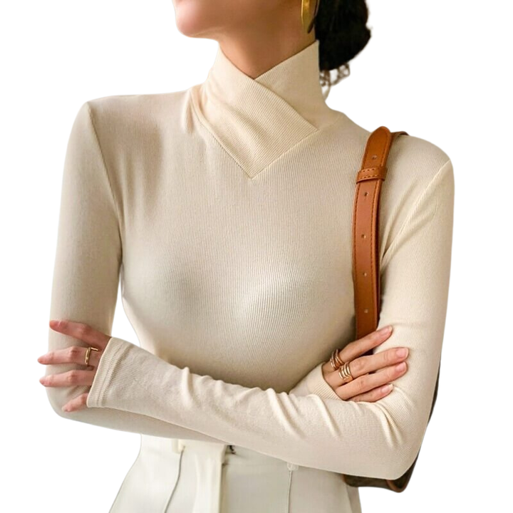 Geribde coltrui ontworpen voor dames herfstgebruik