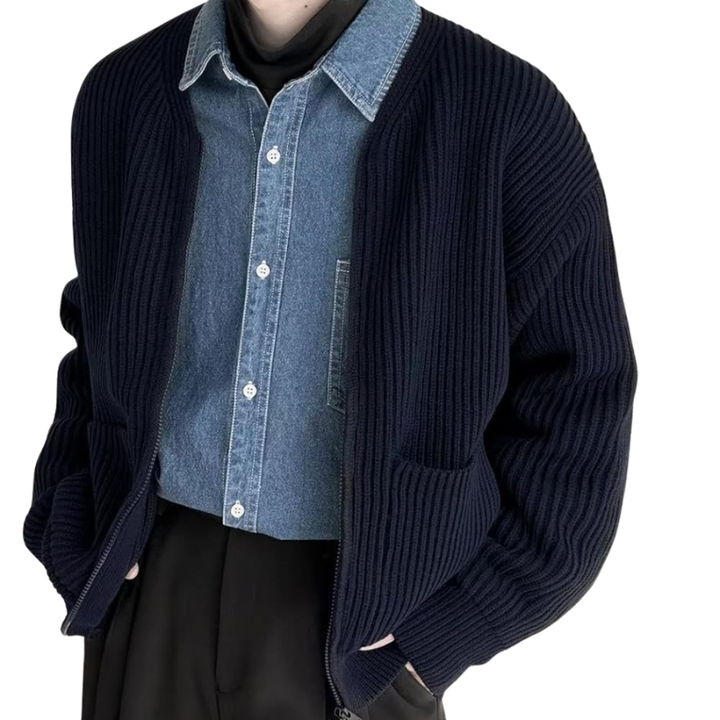 Gebreid vest met knoopsluiting voor dagelijks gebruik