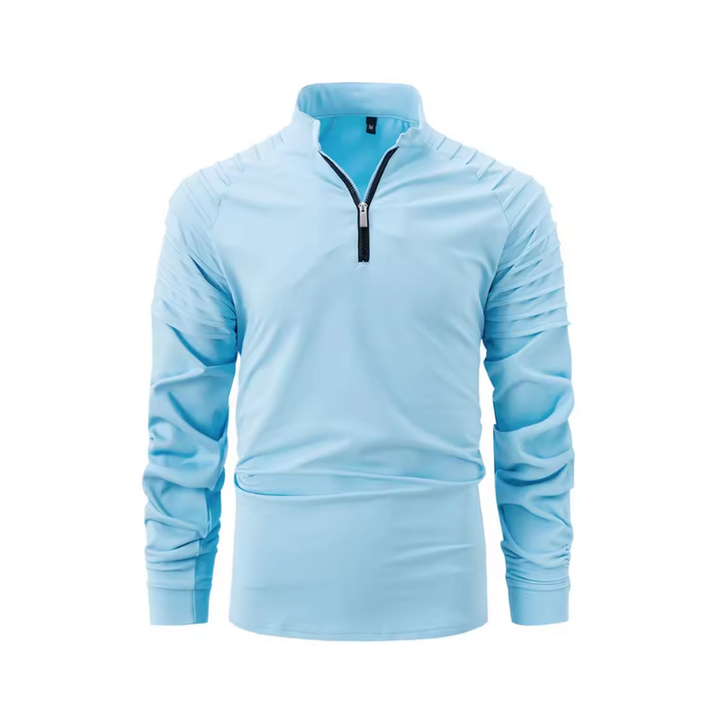 Heren pullover met rits voor dagelijks gebruik in koud weer