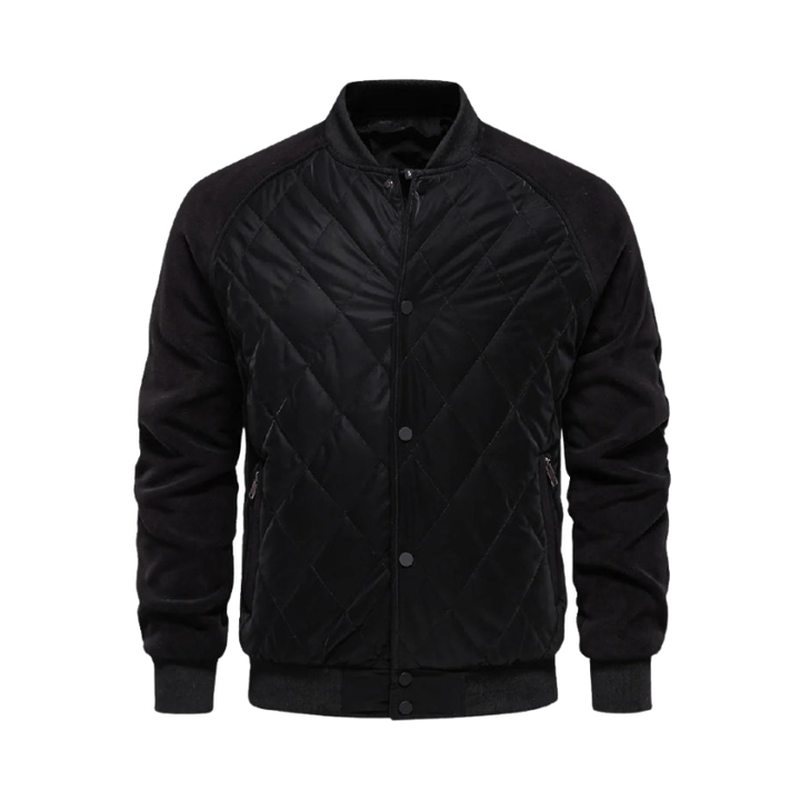 Heren gewatteerd bomberjack voor dagelijks gebruik in de herfst en winter