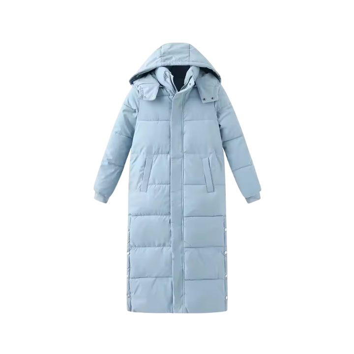 Dames gewatteerde jas met capuchon voor dagelijks gebruik in de winter