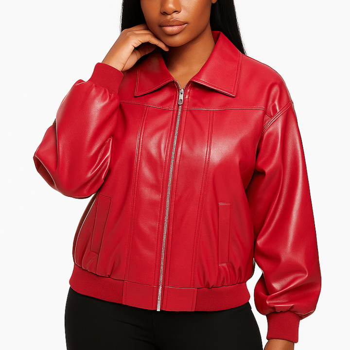 Dames jas met wijde snit voor dagelijks gebruik tijdens herfst en winter