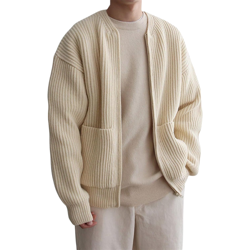 Gebreid vest met knoopsluiting voor dagelijks gebruik