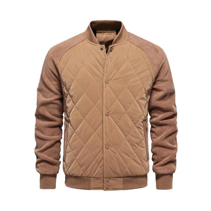 Heren gewatteerd bomberjack voor dagelijks gebruik in de herfst en winter