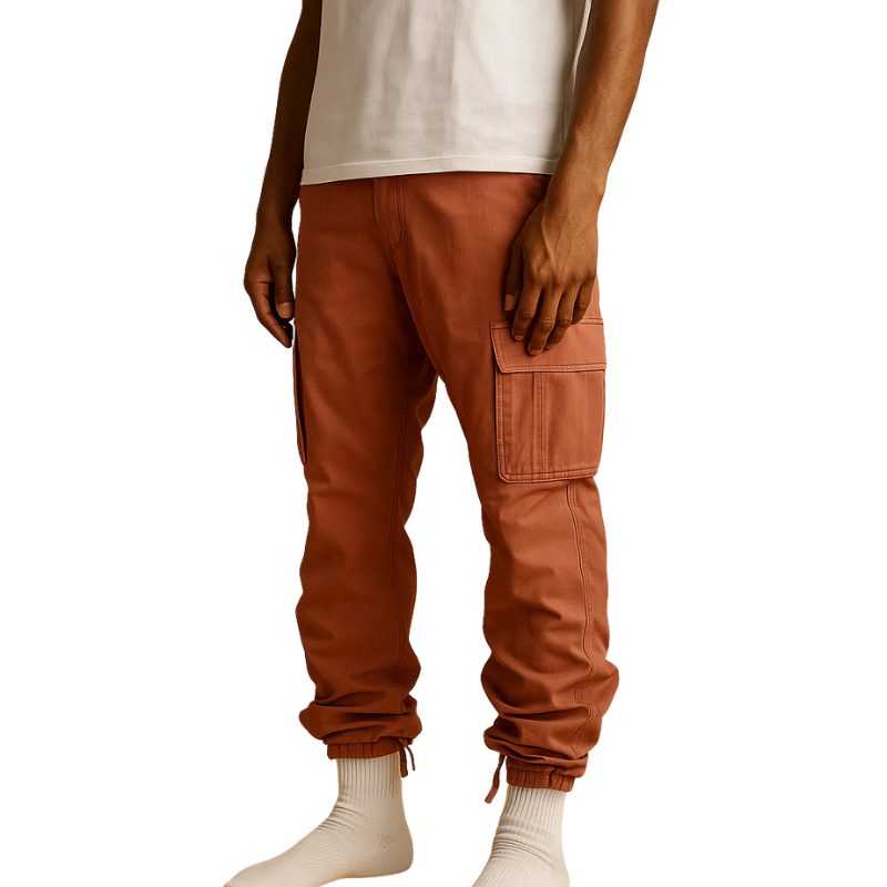 Heren cargobroek met zijzakken voor dagelijks en werkgebruik