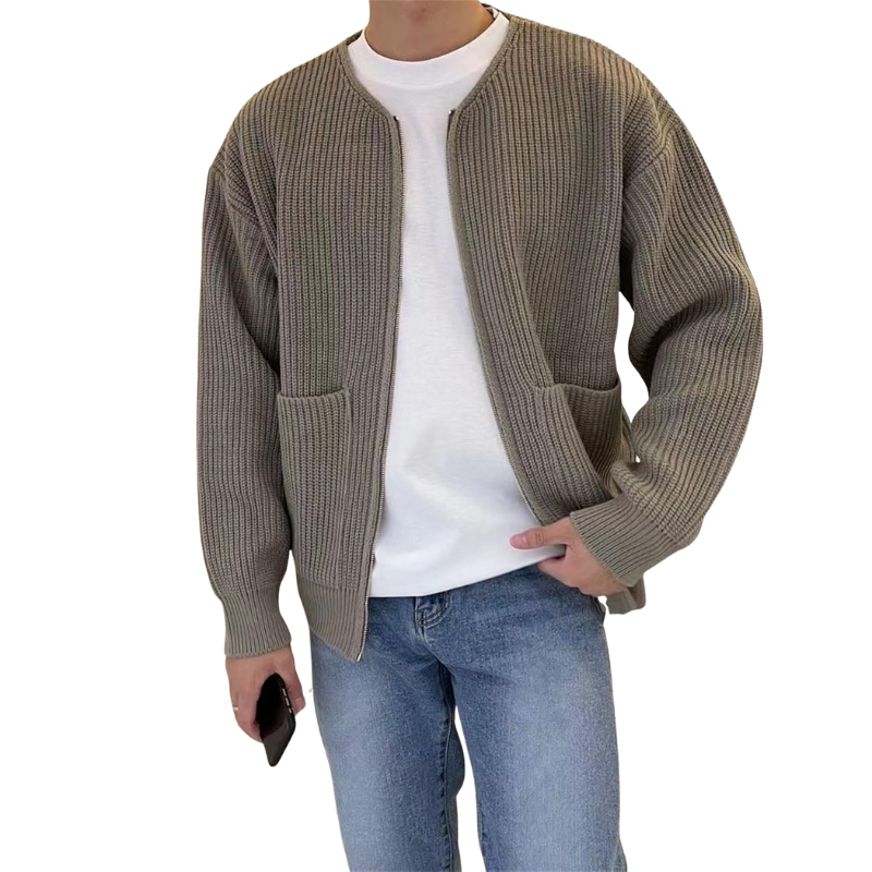 Gebreid vest met knoopsluiting voor dagelijks gebruik