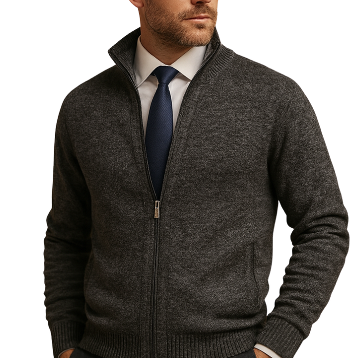 Heren vest met ritssluiting voor dagelijks gebruik in herfst en winter