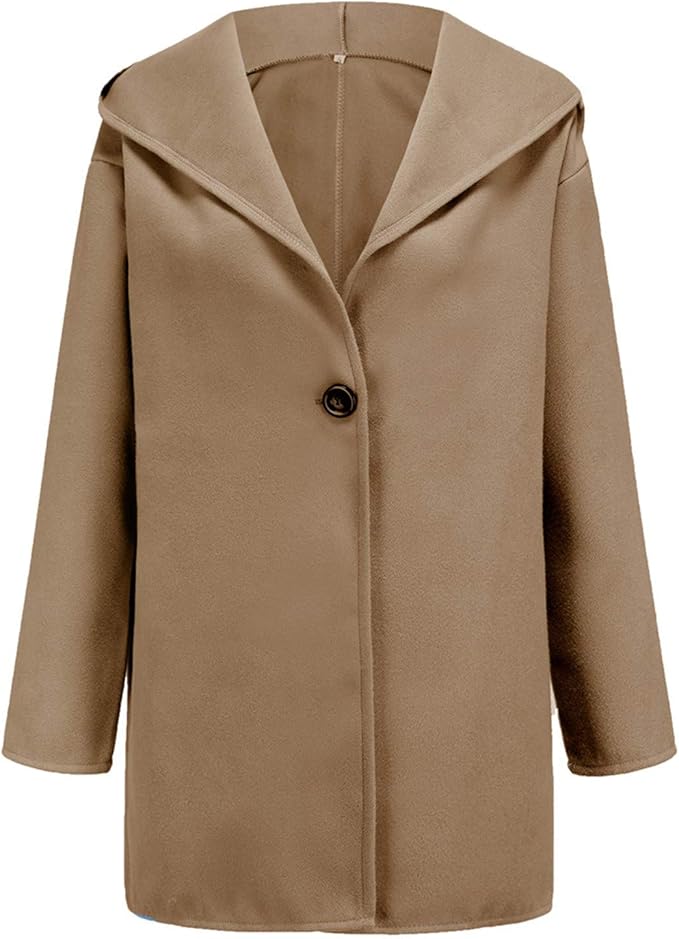 Lange dames trenchcoat met dubbele rij knopen voor herfst en winter