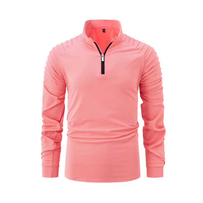 Heren pullover met rits voor dagelijks gebruik in koud weer