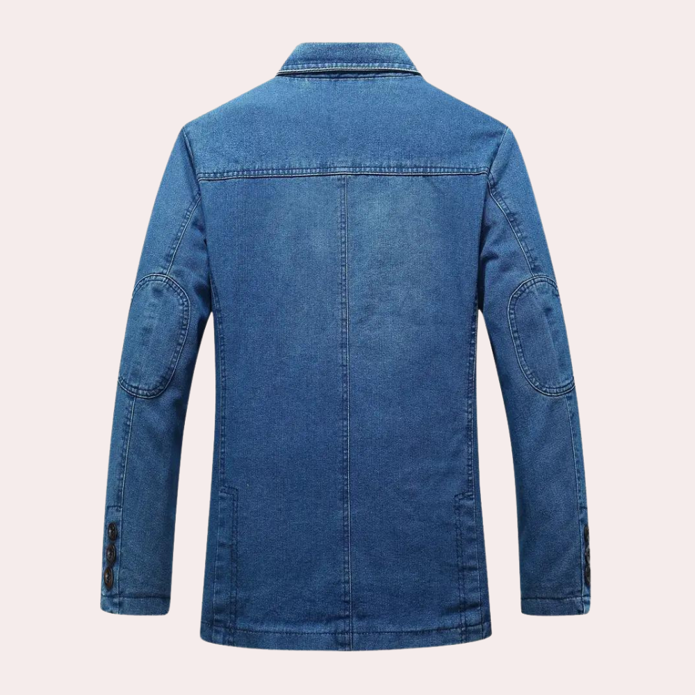 LOGAN - Luxe Denim Blazer voor Heren
