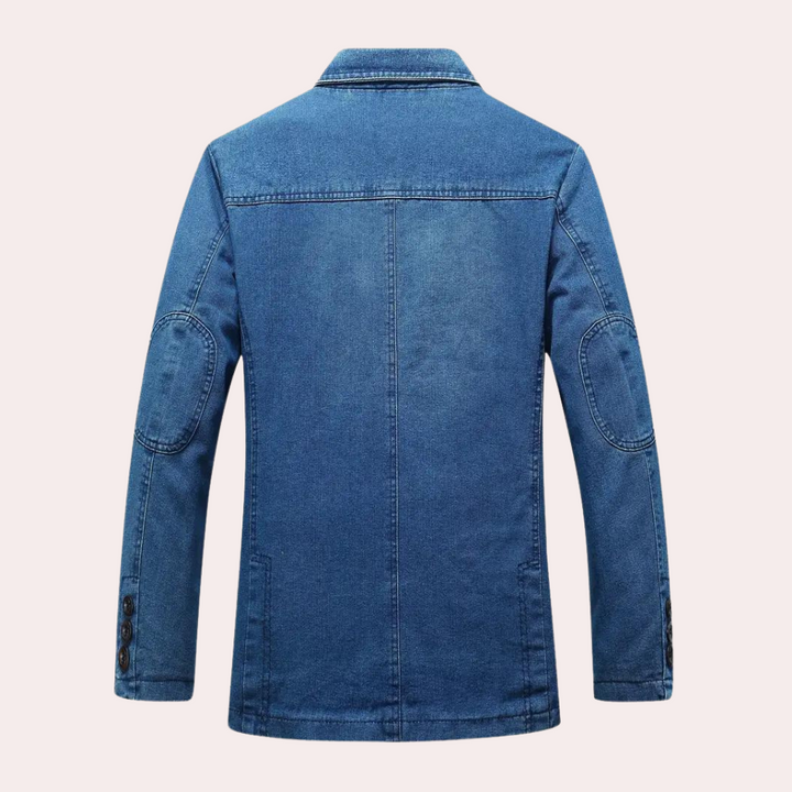LOGAN - Luxe Denim Blazer voor Heren