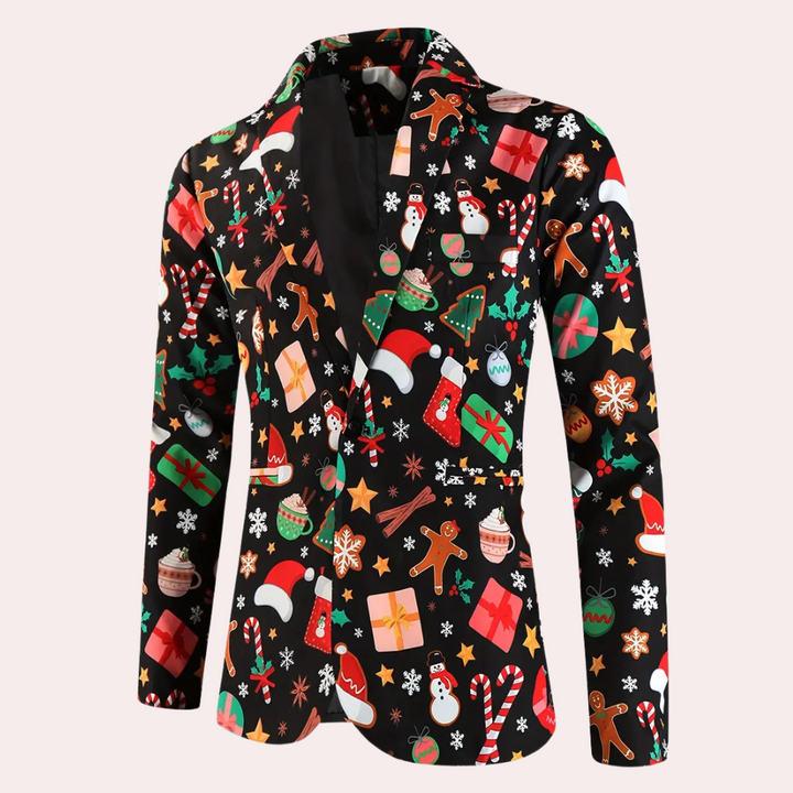 NELIO - Elegante Kerstblazer voor Heren