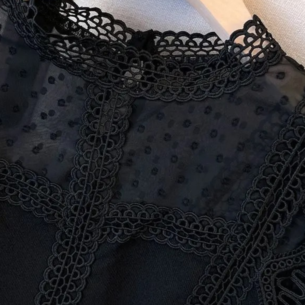 Elegante kanten damesblouse