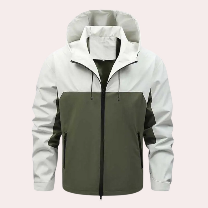 Casual heren windjack met capuchon