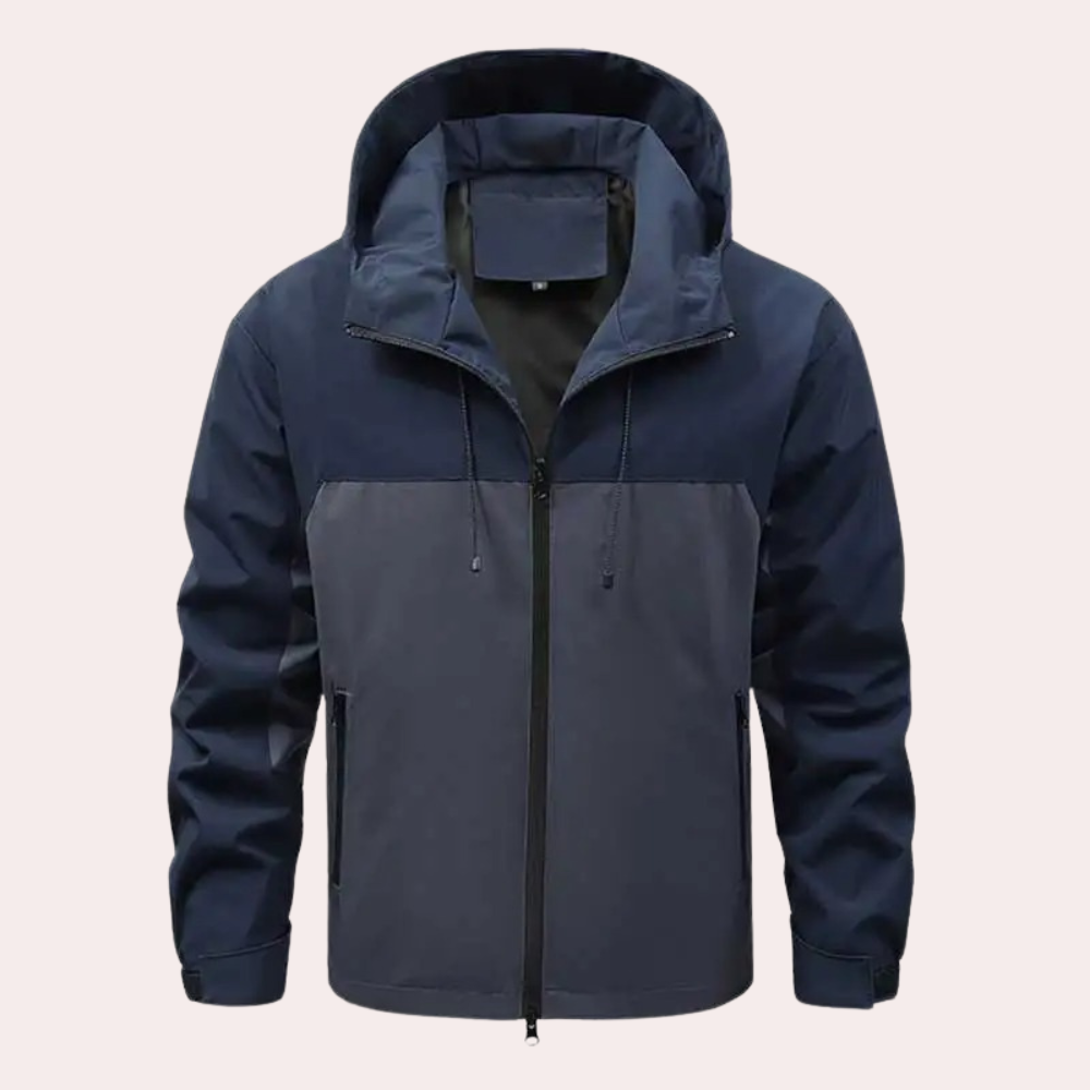 Casual heren windjack met capuchon