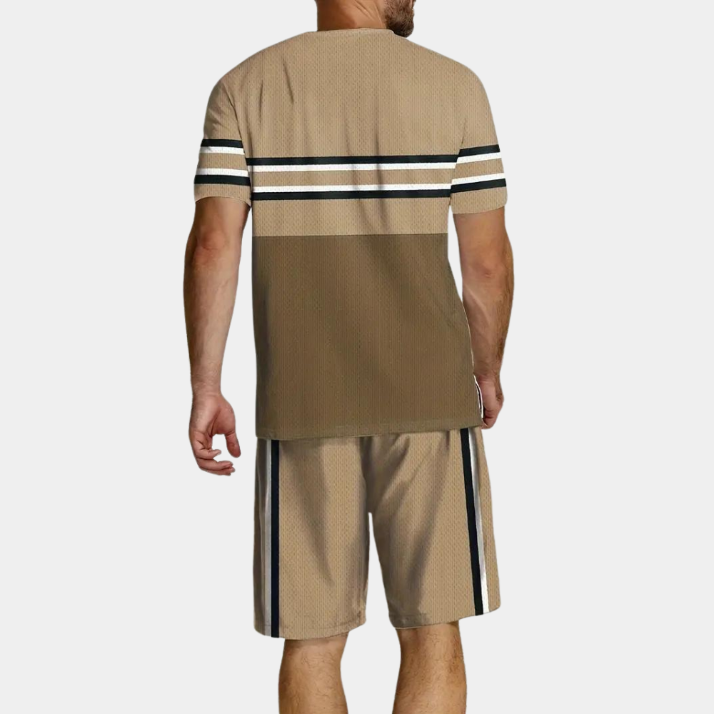 Casual tweedelige zomer-set voor mannen