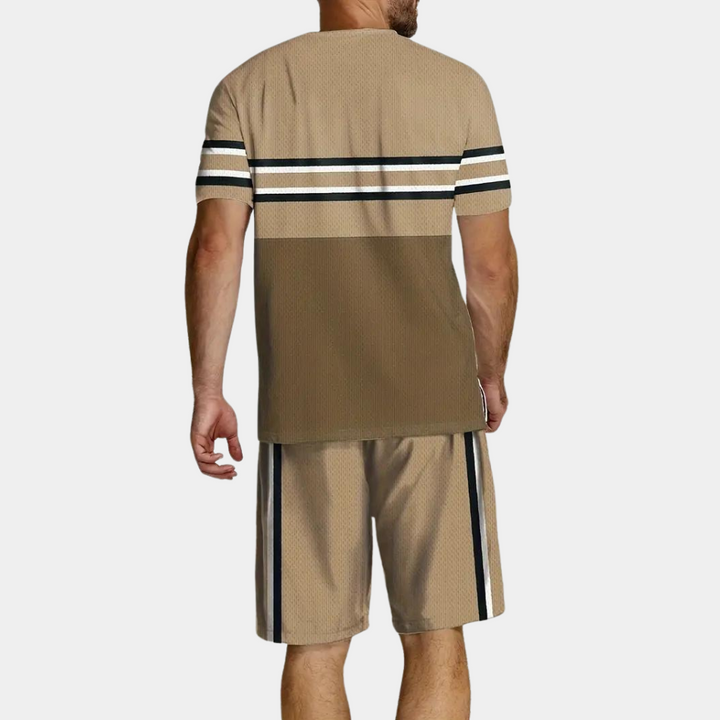 Casual tweedelige zomer-set voor mannen