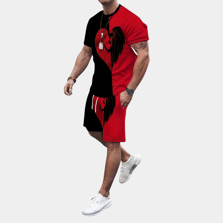 Casual tweedelige zomer-set voor mannen