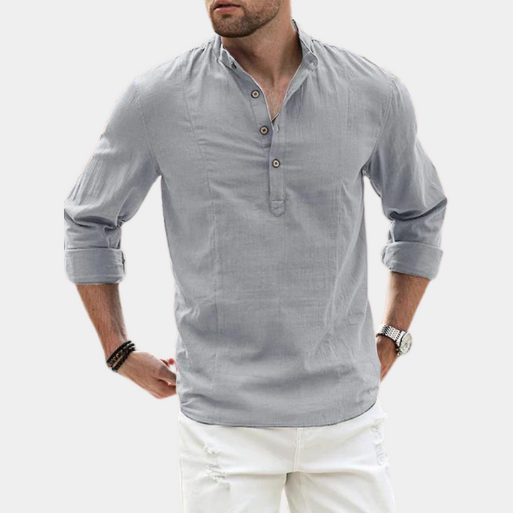 Comfortabele herenblouse