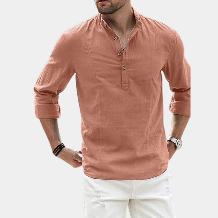 Comfortabele herenblouse