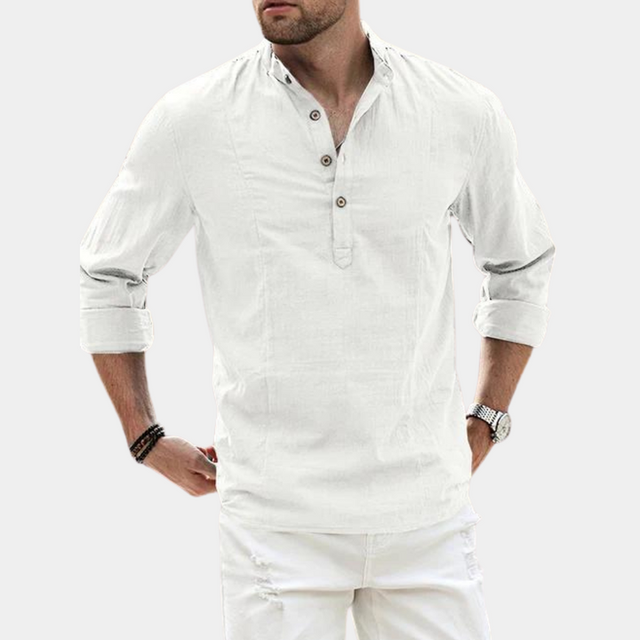 Comfortabele herenblouse