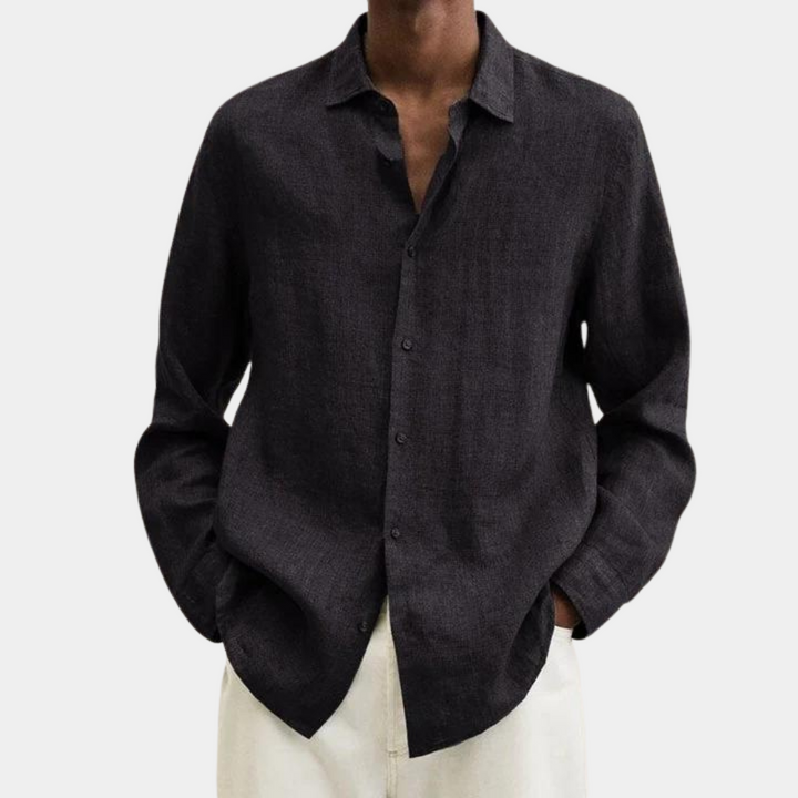 Kettil - Casual herenoverhemd met lange mouwen